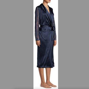 Cami NYC 92% silk lace robe